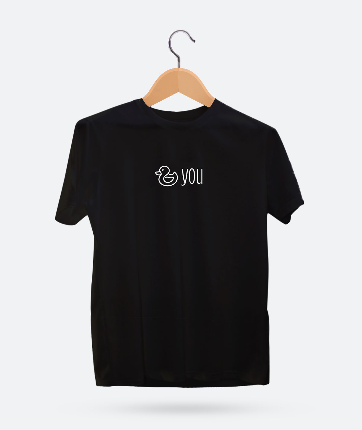 duck-you-black-SST A T-shirt with bold text reading 'Duck you' instead of 'fuck you