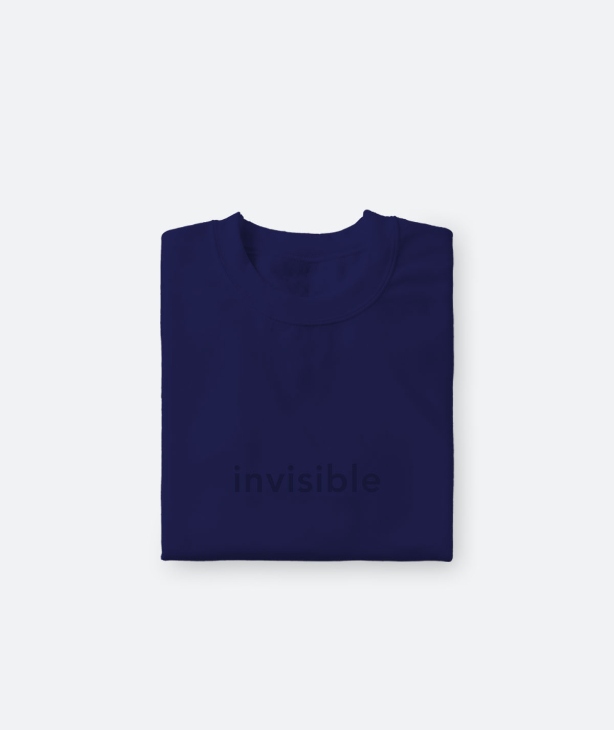 invisible-ke7le-SST-2 A t-shirt with the word "Invisible" faded in the Tee Color