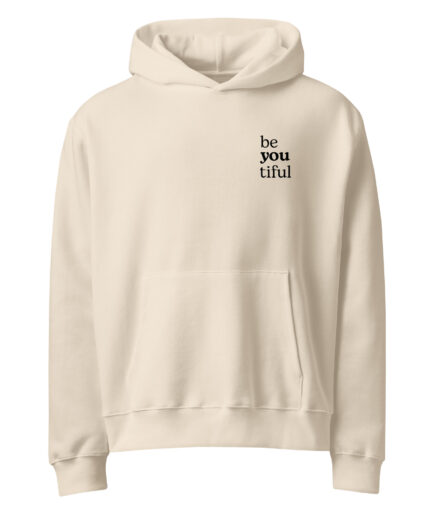 Beautiful (Front Only) Oversized heavyweight hoodie